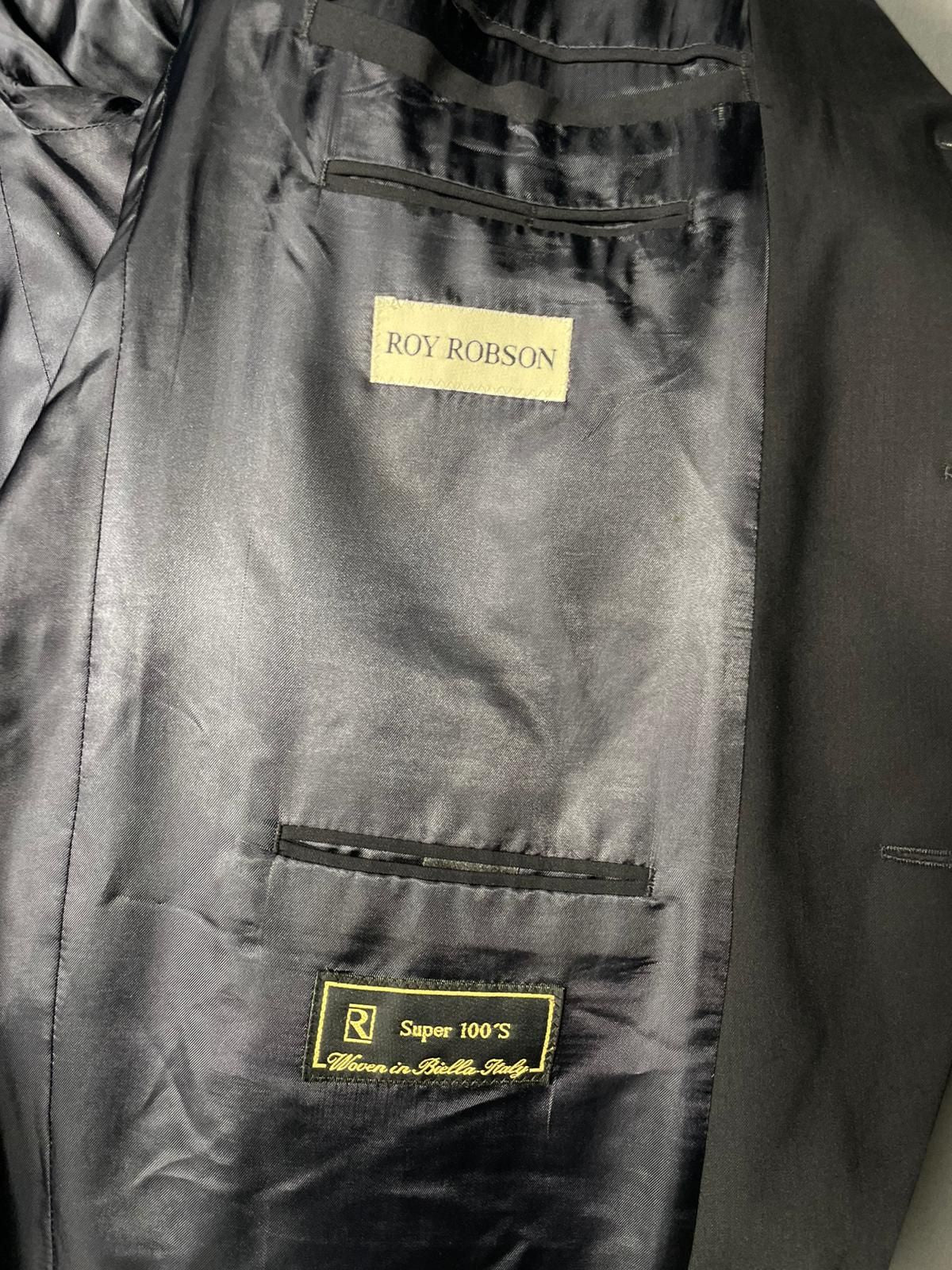 Roy Robson Dreiknopf-Sakko schwarz - 52/XL