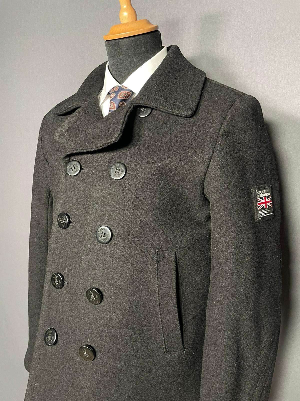 Super Dry Peacoat schwarz - M