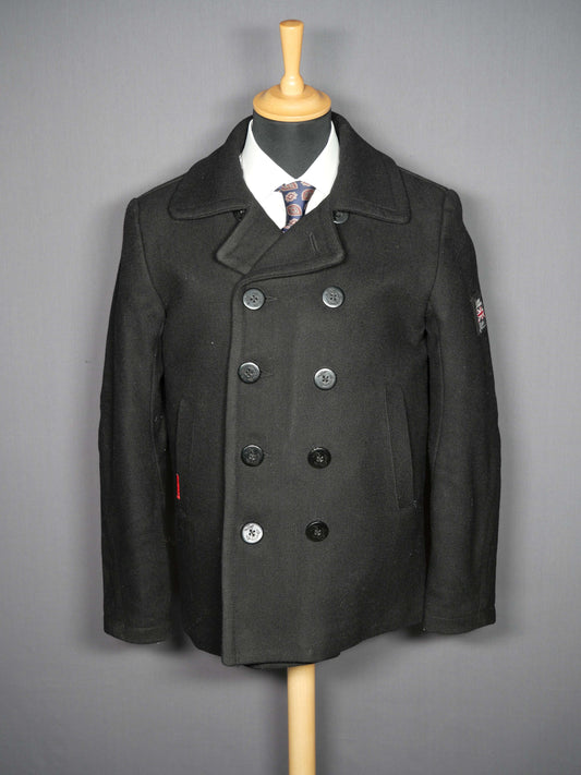 Super Dry Peacoat schwarz - M