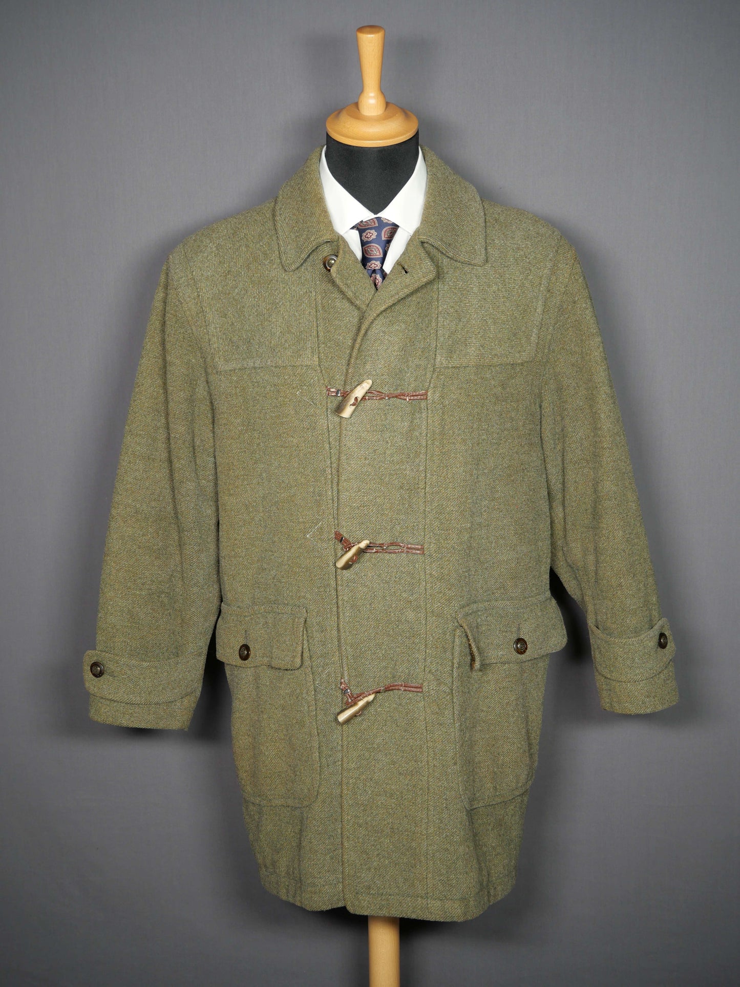 Vintage Dufflecoat grün - 50/L