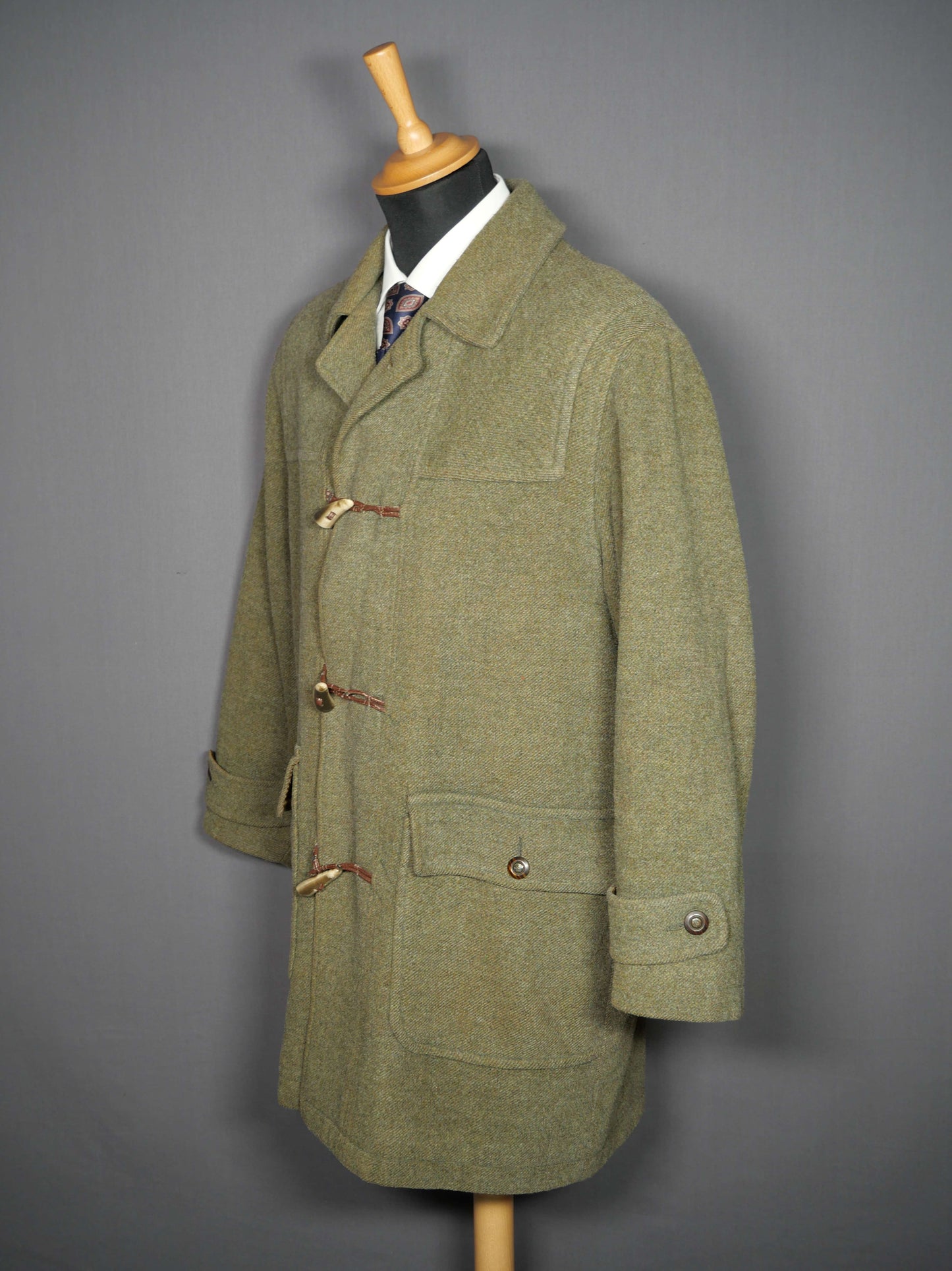 Vintage Dufflecoat grün - 50/L